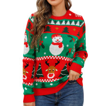 (L, Red) Pull de Noël et l'automne.