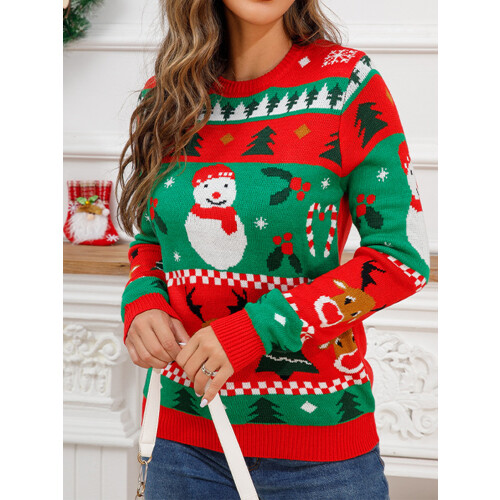 (L, Red) Pull de Noël et l'automne. 1