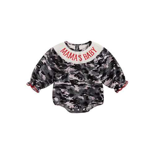 (18-24 Months, Gray) Combinaison automnale bébé style bouffant