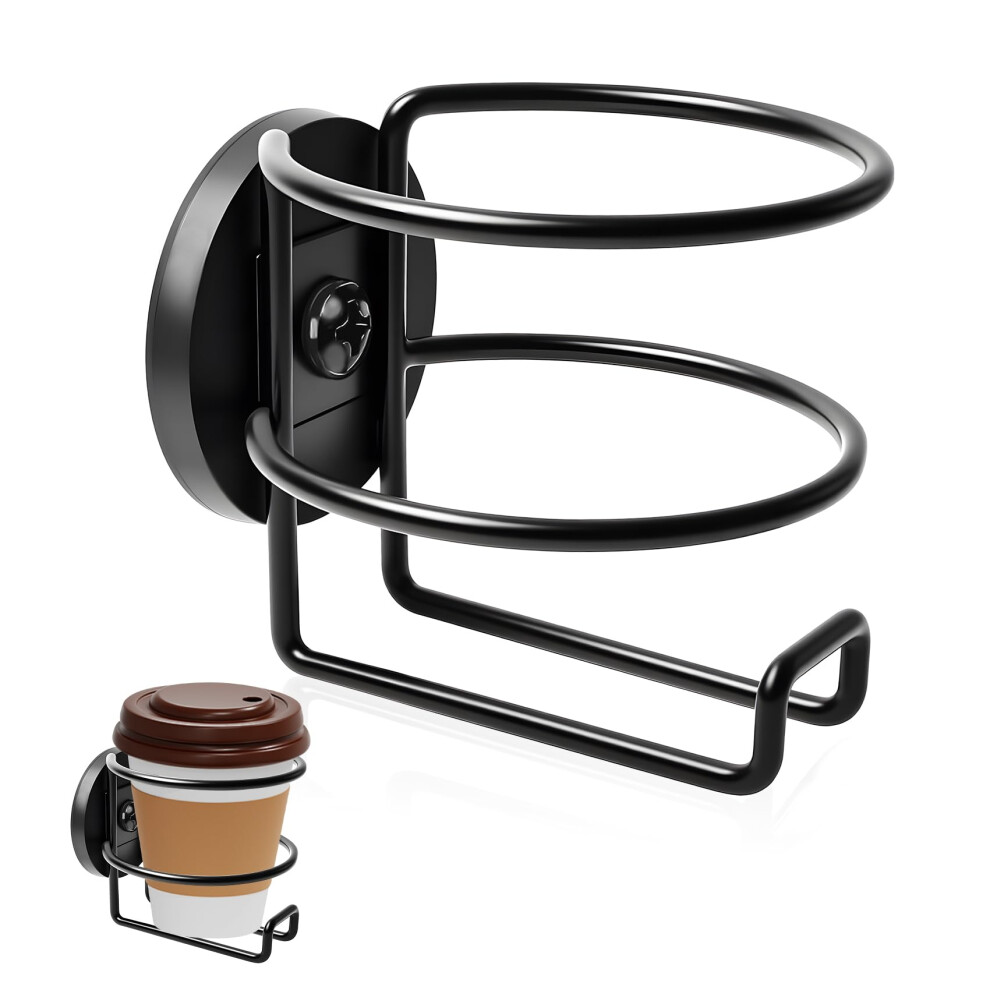 Magnetic Cup Holder 304 Stainless Steel With Super Strong Grip For Car Truck Tractor Boat Black 9169991201610