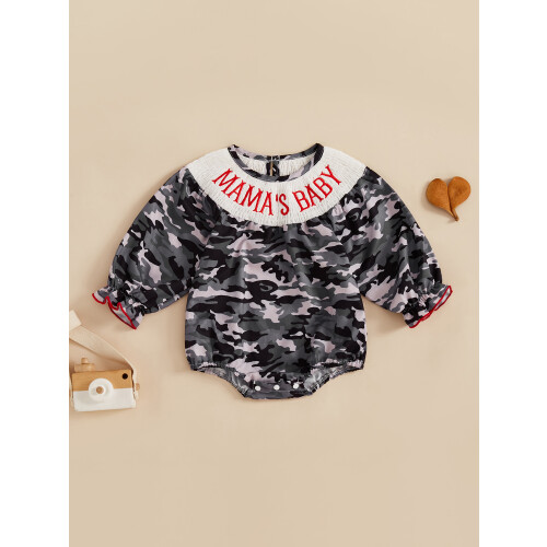 (18-24 Months, Gray) Combinaison automnale bébé style bouffant 2