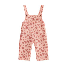 (18-24 Months, Pink) Lasten tyttöjen haalarit, sydämenmuotoiset housut ystävänpäiväksi rentoon arkeen ja päivittäiseen käyttöön