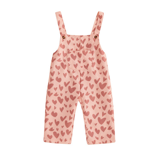 (6-12 Months, Pink) Παιδικές Φόρμες με Αγίου Βαλεντίνου