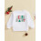 (4-5 Years, White) Weihnachtspullover für Mädchen und Baumaufdruck. 3