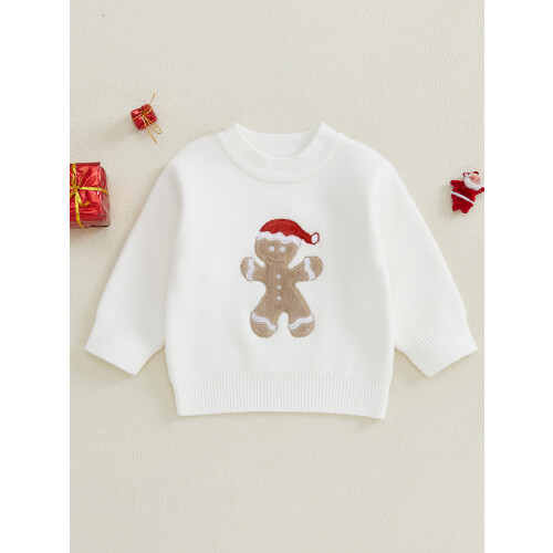 (18-24 Months, White) Κορίτσια Αγόρια Χριστουγεννιάτικο Άνδρας Κέντημα 2