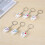 20 pcs Keychain Key Ring Hang Tooth Shape Cute Dental Gift 6