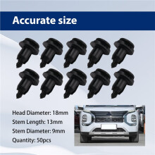 50x Bumper Rivet Push Clips Retainer For Endeavor Outlander