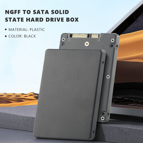 SSD M.2 NGFF () para Placa Adaptadora  de 2,5 Polegadas Caixa de 8 Mm de Espessura 1