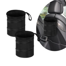 Car Trash Can Waterproof LeakProof Foldable Garbage Bin for Camping Travel and All Vehicles