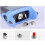 2 Pcs Handheld Optical Power Meter High Precision Optical Fiber Tester Optical Attenuation Test with Fc/Sc Adapter 8
