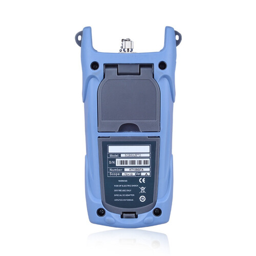 2 Pcs Handheld Optical Power Meter High Precision Optical Fiber Tester Optical Attenuation Test with Fc/Sc Adapter 2