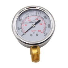 Oil Pressure Gauge Stainless Steel CorrosionResistant for Water and Gas Monitoring