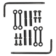 2 Pack AntiSlip Alignment Pins with Quick Release for Industrial Machinery and Motorcycle Engines Black