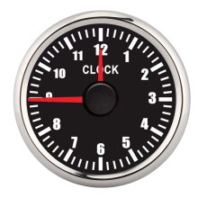 Hourmeter Gauge 12V 24V IP67 Waterproof Red Backlight for Boat Car Yacht Easy Installation