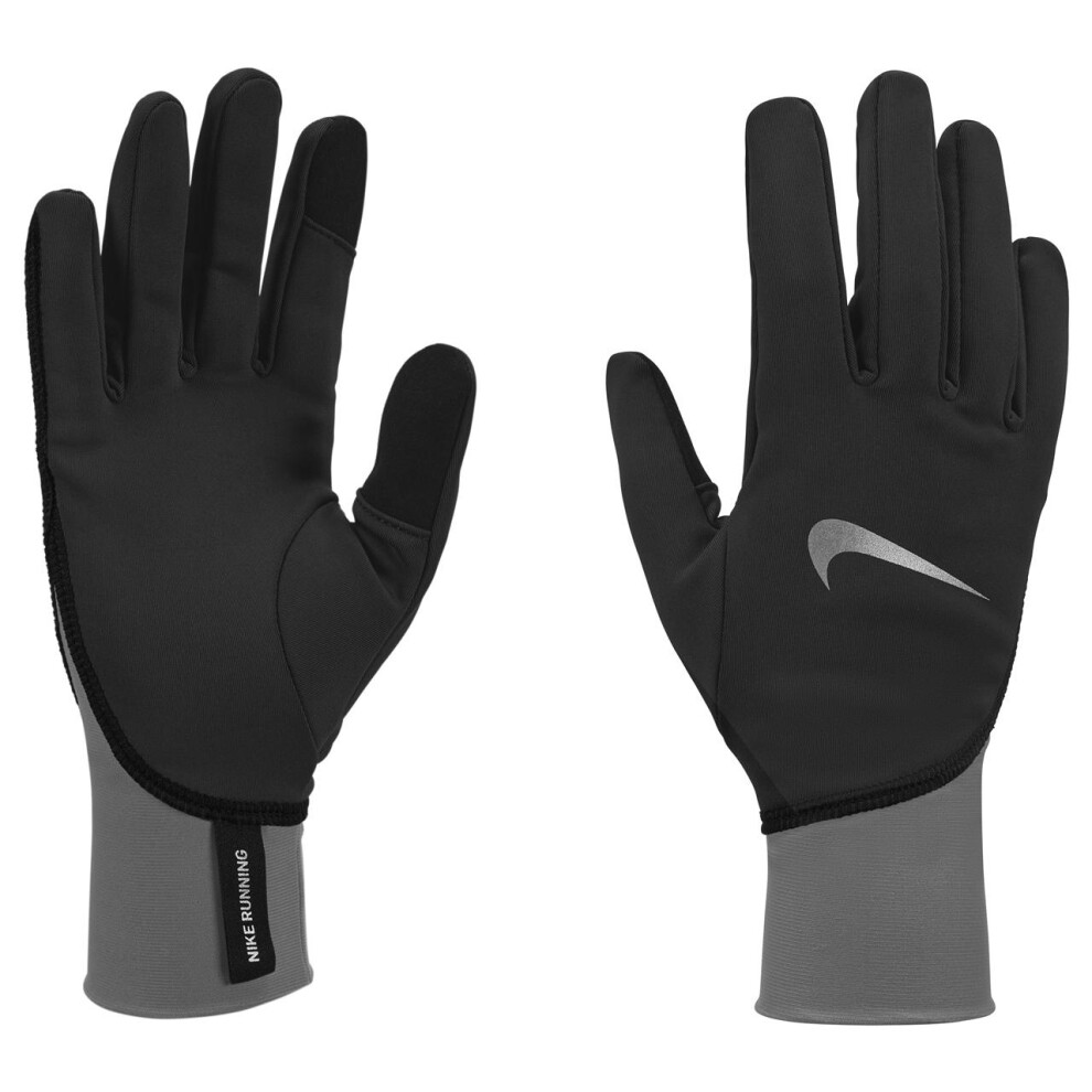 Nike (S, ) Womens/Ladies Pacer Midweight Running Gloves Black