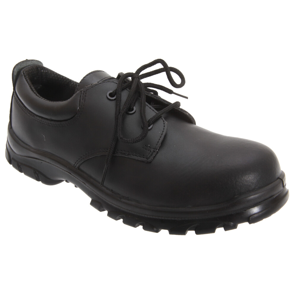 (44 Eur, Black) Grafters Mens Fully Composite Non-Metal Safety Shoes 5054171764648