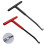 Exhaust Spring Puller THandle Tool with Rubber Grip, Angled Hook for Motorcycle Red and Black 1