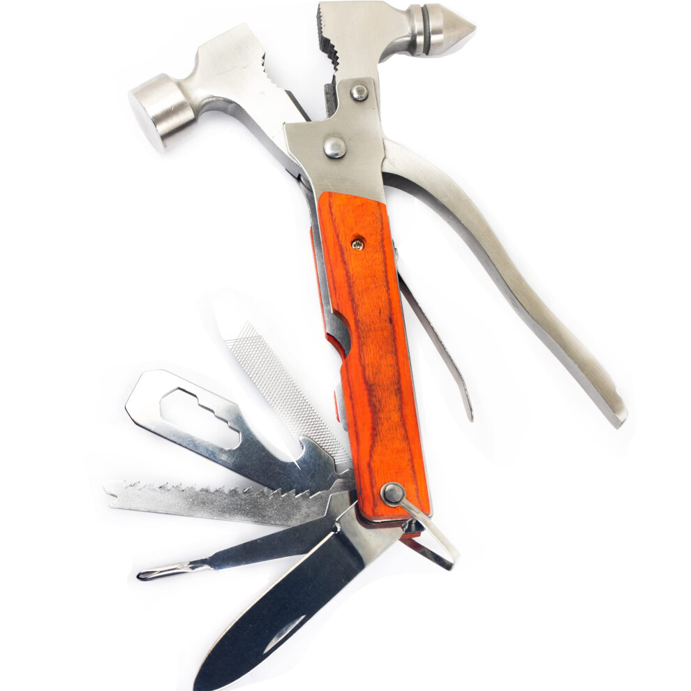 Multifunction Survival Tool 18In1 Camping Multitool Hammer With Knife For Outdoor Hiking 9771547181453