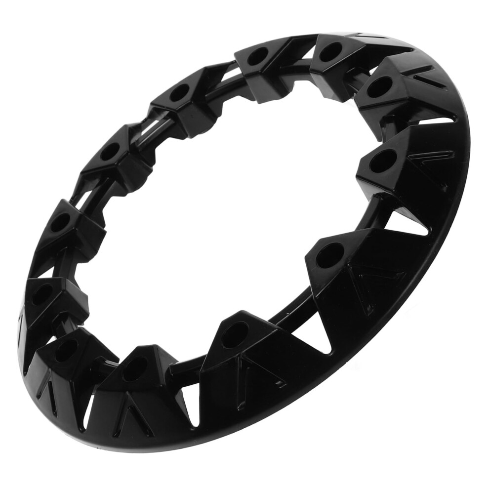 Atv Wheel Rim Protector With Impact Resistant Hub Trim Cover For Beach Cart Balloon Tires Black 9771547181460