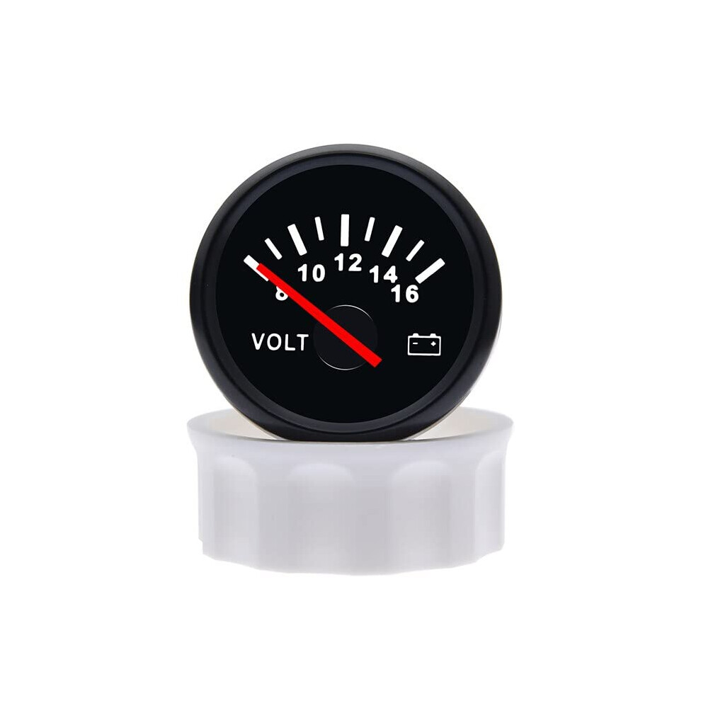 52Mm Waterproof Volt Meter 816V Voltage Gauge With Backlight For Car Boat Motorcycle Red 9169991202259