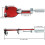 Oil Filter Cutter Tool 2 3/8'5' Anodized Aluminum Wide Range Durable Blade Red 3