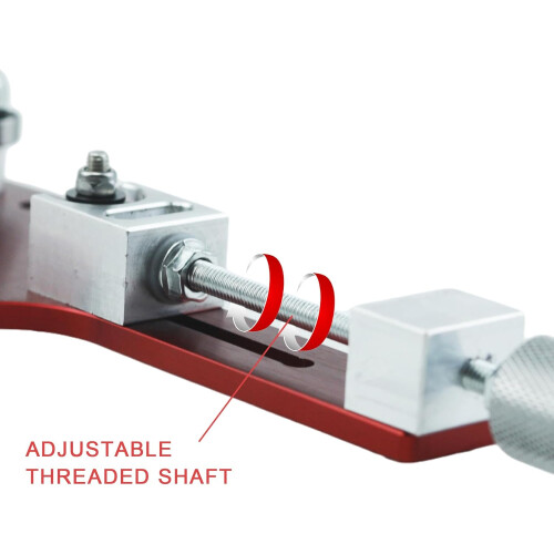 Oil Filter Cutter Tool 2 3/8'5' Anodized Aluminum Wide Range Durable Blade Red 1