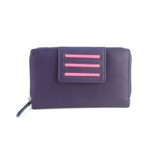 (One Size, Purple/Rose) Eastern Counties Leather Womens/Ladies Sabrina Leather Purse