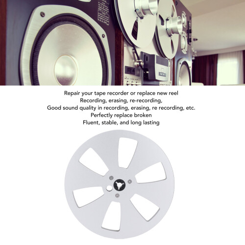Empty Tape Reel Model 1/4in Capacity 7in Silver 2