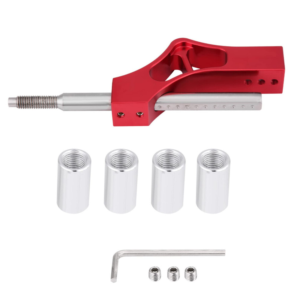 Manual Shift Knob Extension Aluminum Gear Lever Extender For Smooth Quick Shifting Red 9771547181743