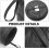 Waterproof Hanging Car Trash Can with Leak Protection, Foldable SpaceSaving Garbage Bag Black 2