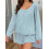 (M, Blue) Set de pijamale 2 piese. 4