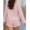 (M, Pink) Set de pijamale 2 piese. 8