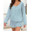 (M, Blue) Set de pijamale 2 piese. 5
