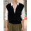 (S, Black) Γυναικείο πλεκτό γιλέκο V λαιμόκοψη 6