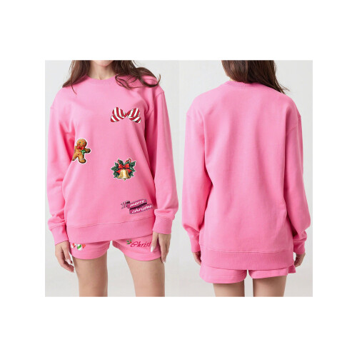 (M, Pink) Completo natalizio donna: e comoda. 1