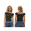 (M, Black) T-shirt sans manches pour l'été. 2
