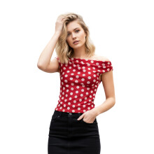 (S, Red) T-shirt sans manches pour l'été.