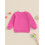 (6-12 Months, Pink) Mädchen-Sweatshirt, langärmelig, Rundhalsausschnitt, bestickter Pullover 5