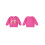 (3-4 Years, Pink) Mädchen-Sweatshirt, langärmelig, Rundhalsausschnitt, bestickter Pullover 2