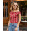 (L, Red) T-shirt sans manches pour l'été. 3