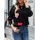 (XL, Black) Γυναικεία Πουλόβερ Καρδιάς, Αγίου Βαλεντίνου 7