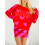 (XL, Red) Γυναικεία Πουλόβερ Καρδιάς, Πλάτη, Φθινόπωρο-Χειμώνας 5