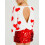 (XL, White) Γυναικεία Πουλόβερ Καρδιάς, Πλάτη, Φθινόπωρο-Χειμώνας 6