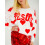 (XL, White) Γυναικεία Πουλόβερ Καρδιάς, Πλάτη, Φθινόπωρο-Χειμώνας 5