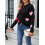 (XL, Black) Γυναικεία Πουλόβερ Καρδιάς, Αγίου Βαλεντίνου 4