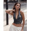 (L, Black) Top donna moda e grunge. 4