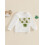 (0-6 Months, White) Φθινοπωρινή μπλούζα για casual πουλόβερ 4