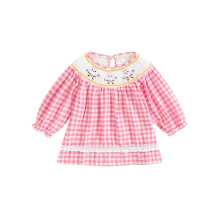 (6-9 Months, Pink) Mädchen-Shirts, Weihnachtskleidung, gestreifte lässige Herbsttops