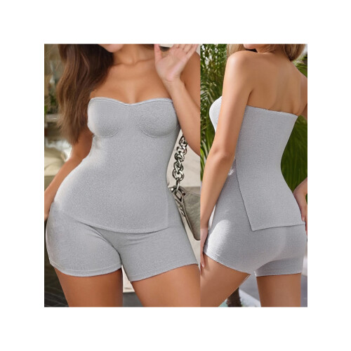 (XL, Light Grey) Completo elegante da e quotidiano. 1