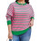 (XL, Pink) Γυναικείο ανοιξιάτικο φούτερ στρογγυλή λαιμόκοψη. 1